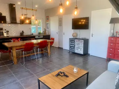 Cuisine ou kitchenette dans l'établissement Chez Mimi