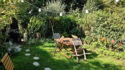 Jardin de l'établissement Studio au 2e étage de notre maison de ville