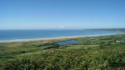 Paysage naturel près de la maison d'hôtes