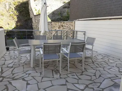 Balcon ou terrasse dans l'établissement Charme et zénitude, avec vue exceptionnelle sur le port