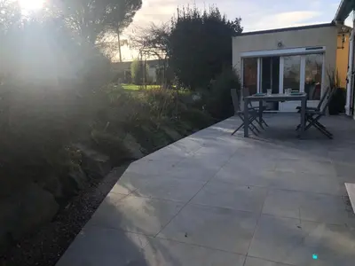Jardin de l'établissement Gite normandie Omaha beach