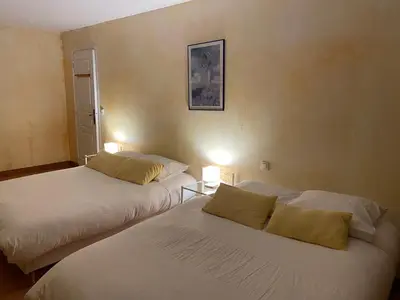 Un ou plusieurs lits dans un hébergement de l'établissement Gîte Utah du DOMAINE DE SAINT-VIGOR