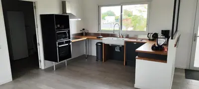Cuisine ou kitchenette dans l'établissement Saint Côme Beach House