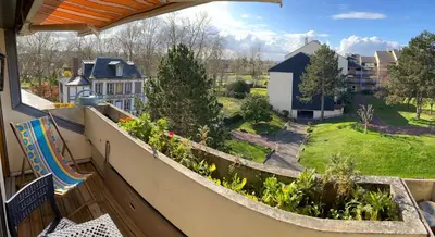 Jardin de l'établissement Résidence Le Sporting Cabourg