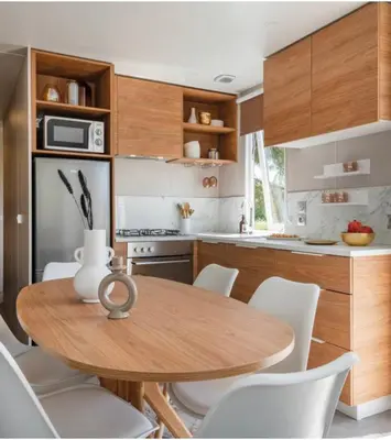 Cuisine ou kitchenette dans l'établissement A Casa Mia Plage