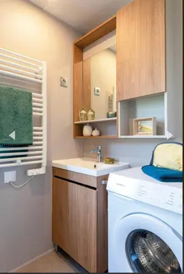 Cuisine ou kitchenette dans l'établissement A Casa Mia Plage