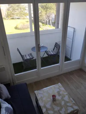 Balcon ou terrasse dans l'établissement Le charme de Cabourg