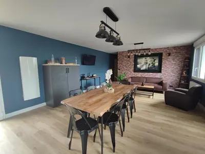 Cuisine ou kitchenette dans l'établissement Le Gîte de Daisy