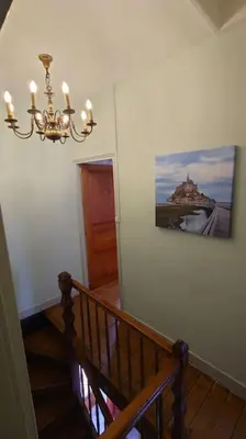 Plan de l'établissement Gîte le Mont, à la campagne en Normandie, proche du Mont St Michel