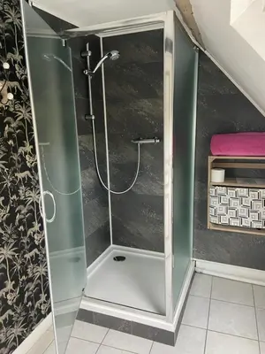 Salle de bains dans l'établissement Atipyk'ododo