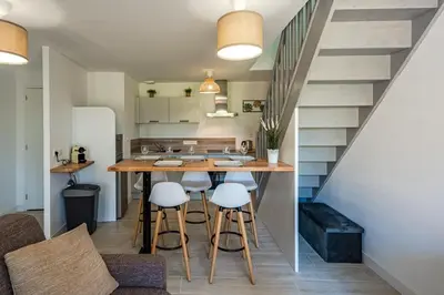 Cuisine ou kitchenette dans l'établissement Le noé