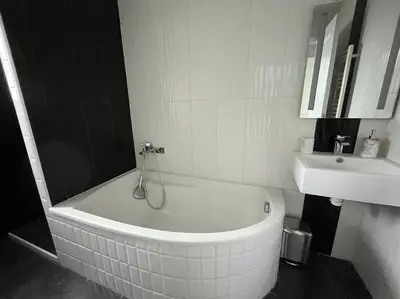 Salle de bains dans l'établissement Wasat, Joli appt 3 chambres à Caen