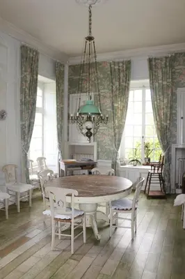 Coin salon dans l'établissement Château de Grandval - Sainte Mere Eglise