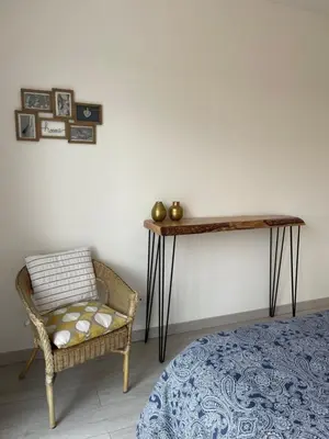 Coin salon dans l'établissement Maison de charme vue d'exception
