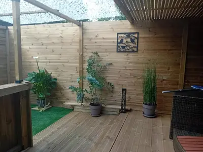 Jardin de l'établissement Chez Flo&Fred