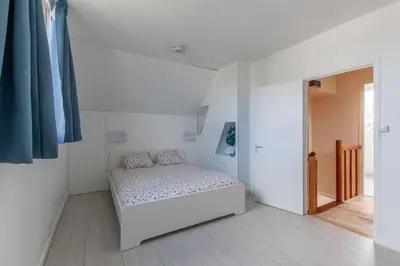 Un ou plusieurs lits dans un hébergement de l'établissement La maison des dunes - Proche plage pour 6