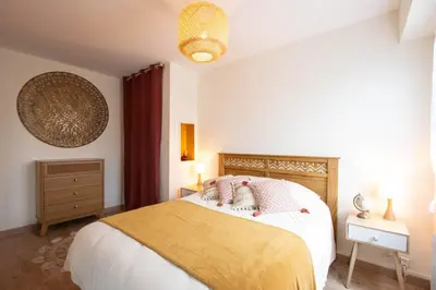 Un ou plusieurs lits dans un hébergement de l'établissement Dreamtime - Jardin plein sud & proche commerces